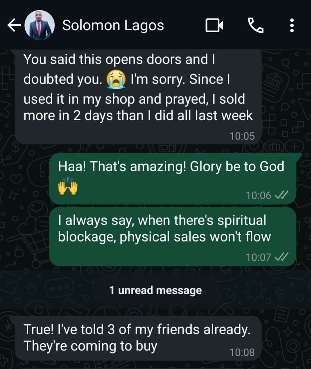 Customer testimony 3