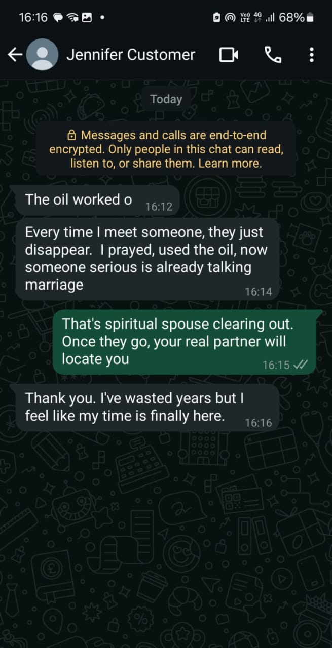 Customer testimony 1